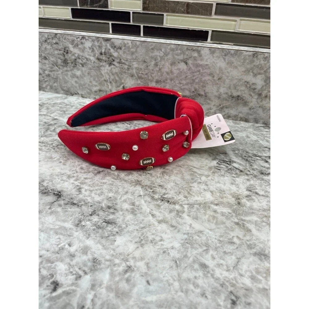 Red Football Game Day Vibes Scunci Headband